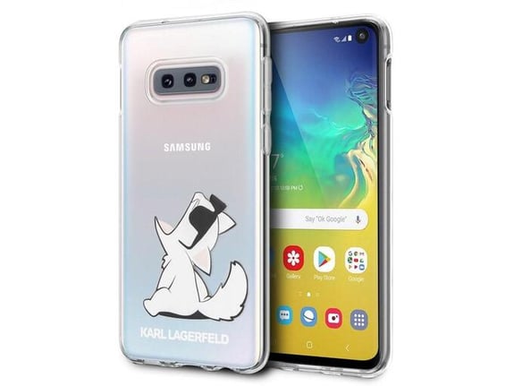 Maska Karl Lagerfeld Cat za Samsung S10e/ G970 transparent.