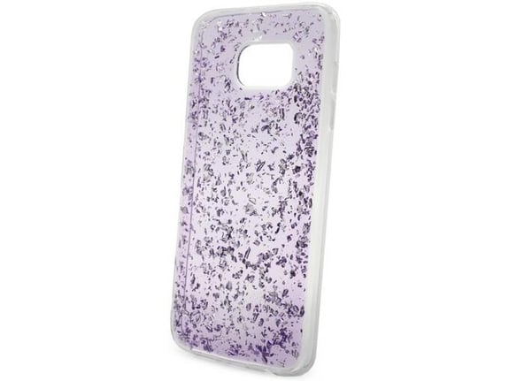 Torbica silikonska Leaves za Samsung G930/ljubicasta
