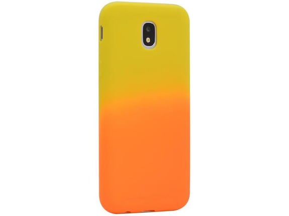 Maska Double summer vibe za Samsung J7/ J730 (2017) EU zuto narandzasta
