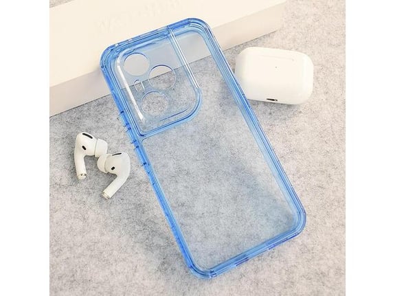 Maska Color Transparent za Honor 400 Pro plava