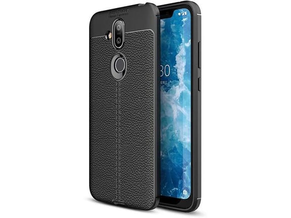 Maska Elegant man exclusive za Nokia 7.1 Plus/ X7/ 8.1 crna.