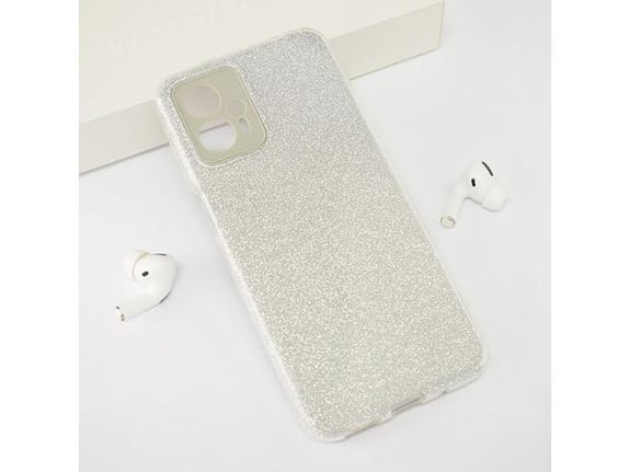 Maska Crystal Dust za Motorola Moto G13 srebna