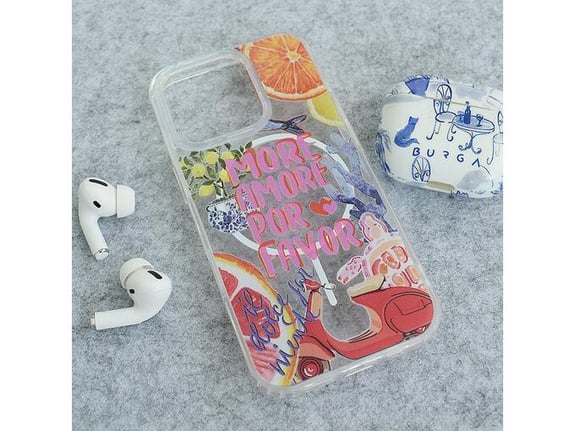 Maska Mag Case Nanobit Print za iPhone 16 Pro Summer Amore