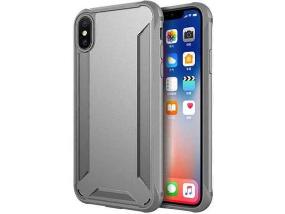 Maska Shell za iPhone XS Max siva