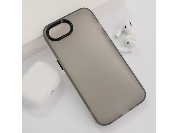 Maska Electro Glow Frame za iPhone 16e crna