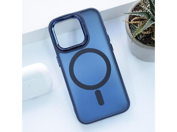 Maska Candy Shield Mag Case za iPhone 15 Pro Max tamno plava