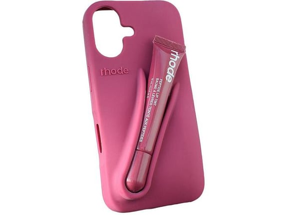 Maska Rhode LIP CASE + LIP TINT za iPhone 17 raspberry jelly