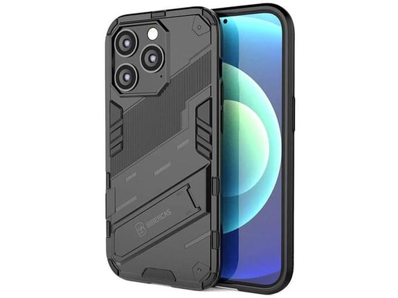 Maska Bibercas za iPhone 15 Pro Max crna