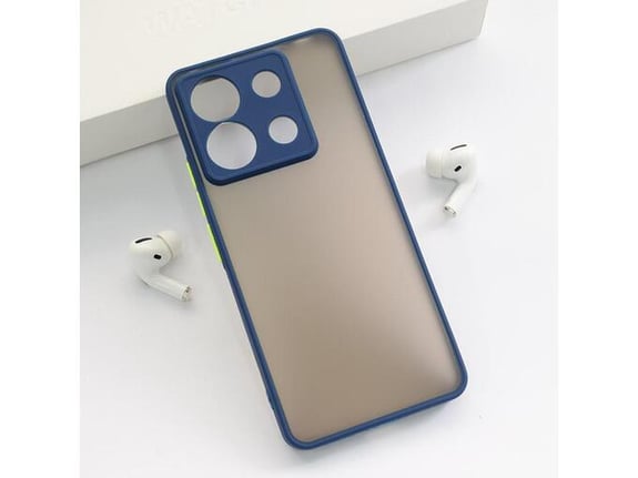 Maska Matte za Xiaomi Redmi Note 13 Pro 5G (EU) plava