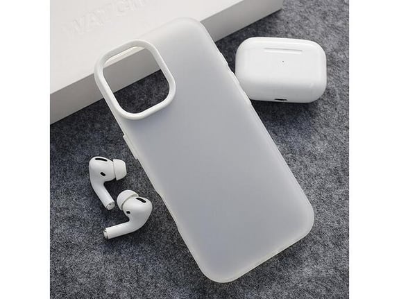 Maska Electro Glow Frame za iPhone 17 bela