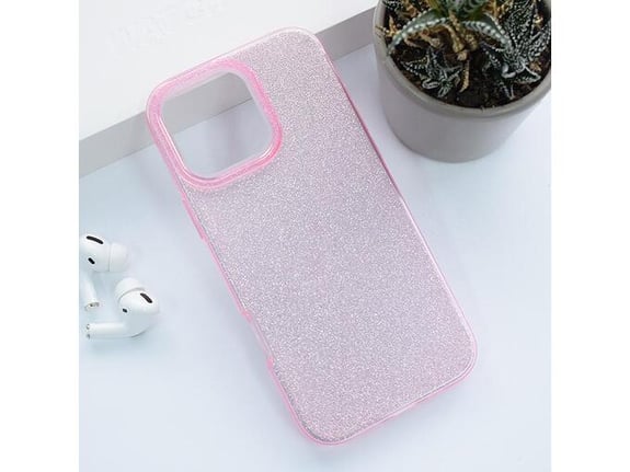 Maska Crystal Dust za iPhone 16 Pro Max pink
