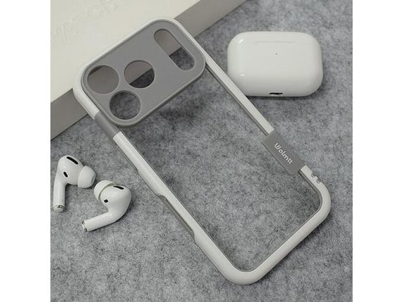 Maska Wolmtt bumper za iPhone 17 Pro Max bela