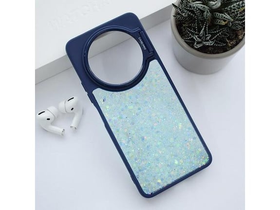 Maska Crystal Dots za Honor Magic 6 Lite/ X9b 5G plava.