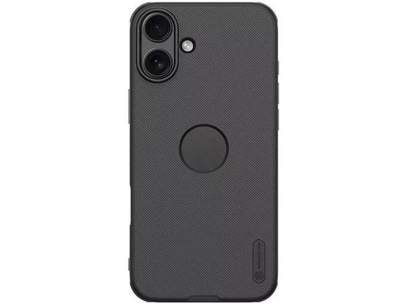 Maska Nillkin Super Frosted Shield Pro za iPhone 16 (sa logom) crna