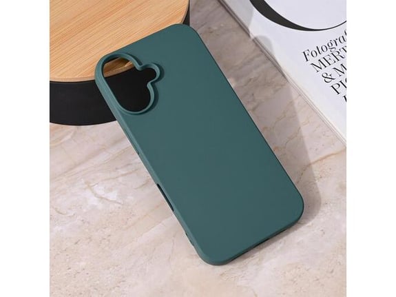 Maska Giulietta za iPhone 16 Plus mat zelena.