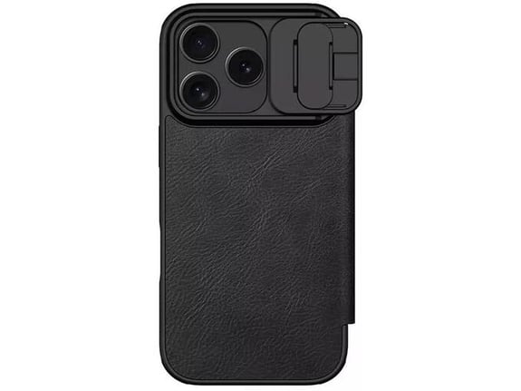 Maska na preklop Nillkin Qin Pro za iPhone 17 Pro Max crna
