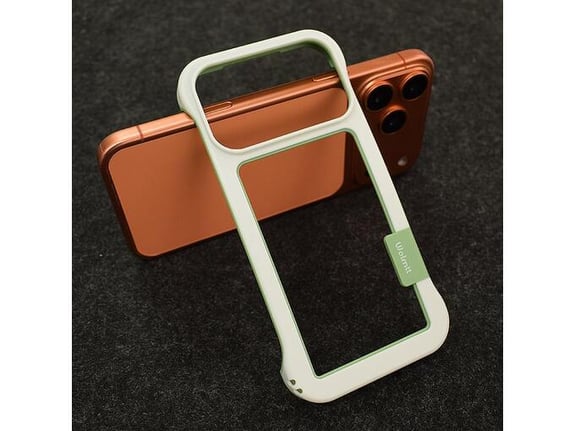 Maska Wolmtt Candy Bumper za iPhone 17 Pro Max bela