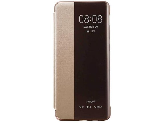 Maska na preklop Smart view cover za Huawei P40 Pro zlatna