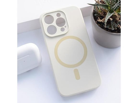 Maska Mag Case PureTone za iPhone 15 Pro Max krem