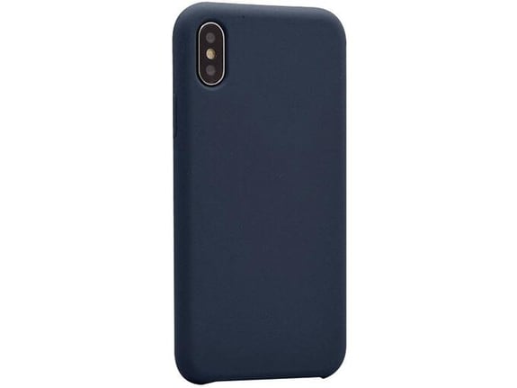 Maska Velvet touch za iPhone XS Max tamno plava