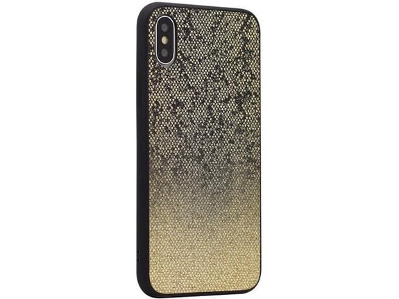Maska Midnight Spark za iPhone XS Max crno zlatna