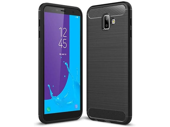 Maska Silicone Defender za Samsung J6 Plus/ J610FN (2018) EU crna.