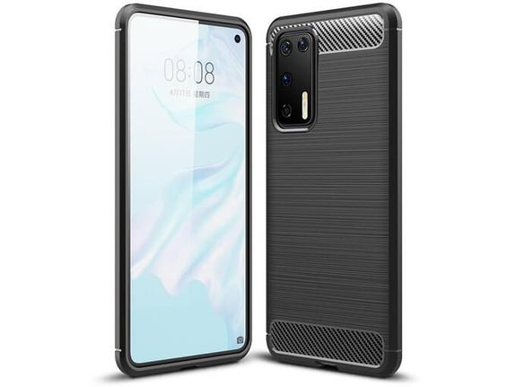 Maska Silicone Defender za Huawei P40 crna.