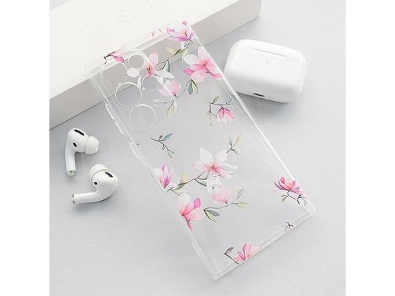Maska Nanobit Print za Samsung S24 Ultra/ S928B Pink Mangolia Flowers