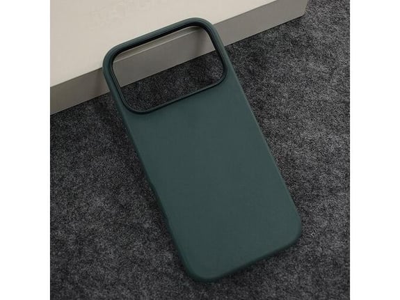 Maska Beautiful Shine Leather za iPhone 17 Pro Max zelena