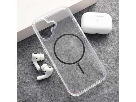 Maska Mag Case Clear Slim za iPhone 17 crna