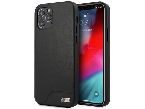 Maska Faceplate BMW iPhone 12 Pro Max (6.7) crna.