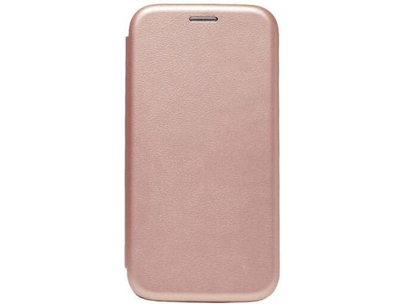 Maska na preklop Teracell Flip Premium za Realme C21 roze zlatna