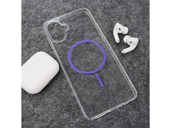 Maska Mag Case Clear Slim za Samsung A07/ A075F ljubicasta