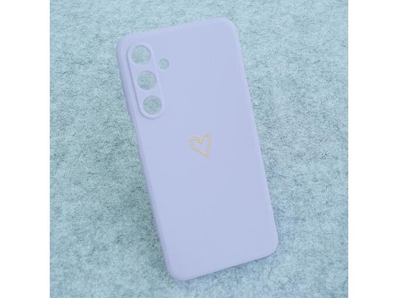 Maska Golden Heartbeat za Samsung A36 5G/ A366B/ A56 5G/ A566B ljubicasta