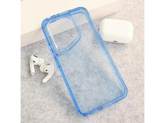 Maska Color Transparent za Honor 400 plava