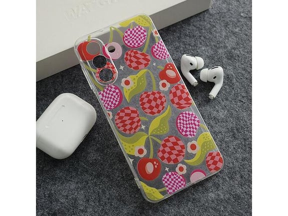 Maska Nanobit Print za Samsung A17 5G/ A175F Checkered Cherries
