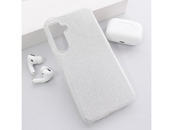 Maska Crystal Dust za Samsung S25 Plus/ S936B srebrna