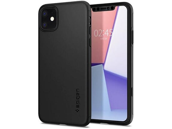Maska Spigen Thin Fit za iPhone 11 Pro Max crna.