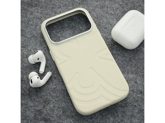 Maska Mag Case Abstract Flow za iPhone 17 Pro Max antique white