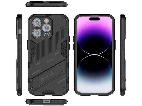 Maska Bibercas za iPhone 16 Pro crna