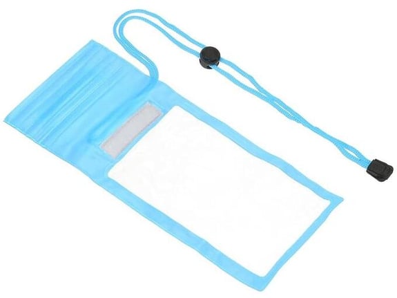 Vodootporna torbica za telefon plava