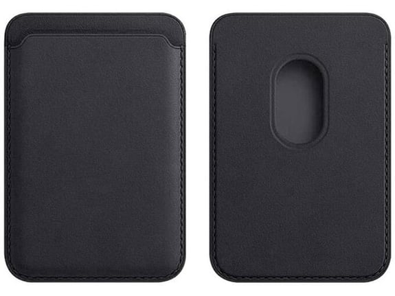 Kozni novcanik za MagSafe crna