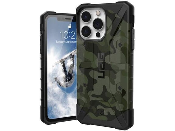 Maska UAG Pathfinder Camo za iPhone 13 Pro crno zelena