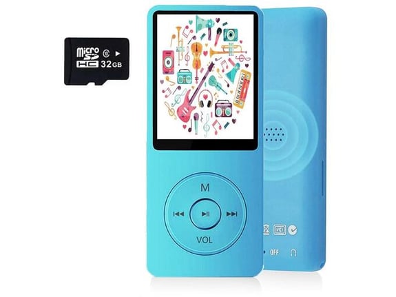 MP3 Player Bluetooth 32GB plavi