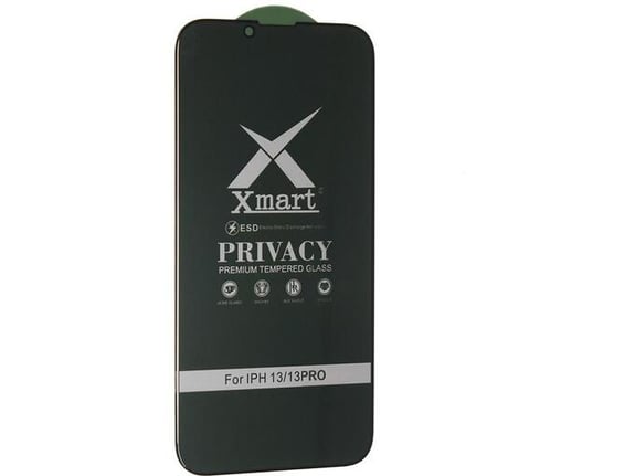 Zastitno staklo XMART 9D Privacy za iPhone 13/ 13 Pro/ 14/ 16e