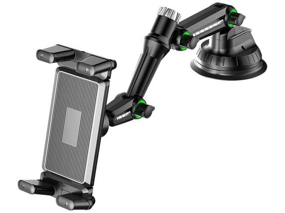 Auto drzac univerzalni za tablet/ telefon za kontrolnu tablu vakuum crni