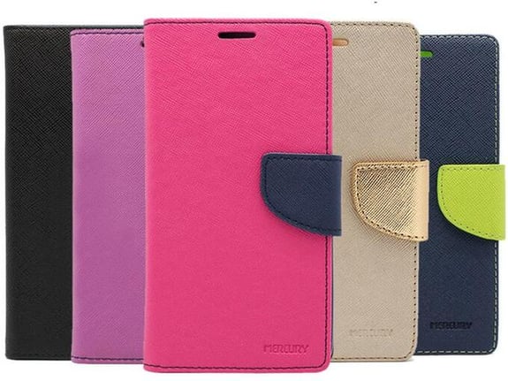 Maska za Xiaomi Redmi 15 4G (171mm) na preklop Mercury crna