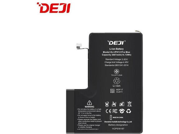 Baterija DEJI (CK) za iPhone 12 Pro Max (3687 mAh)