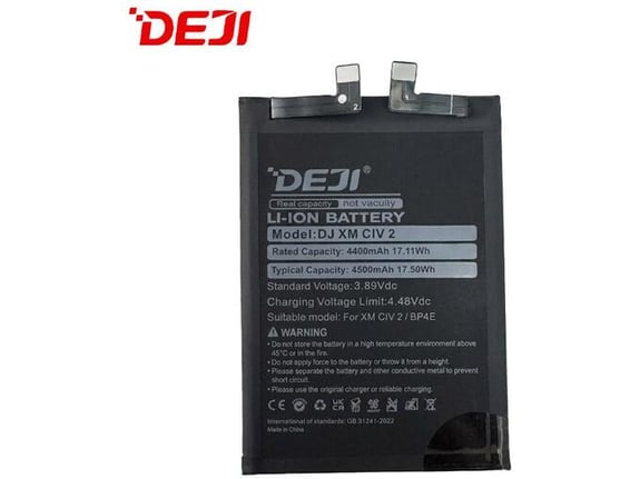 Baterija DEJI za Xiaomi 13 Lite BP4E (4400mAh)