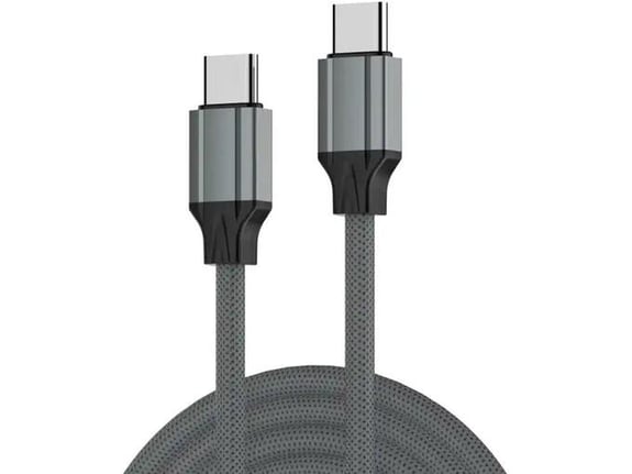 Kabel LDNIO LC442C 65w, Type-C na Type-C sivi 2m